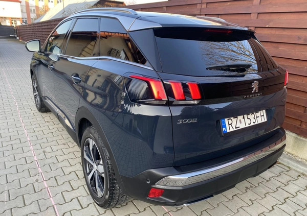 Peugeot 3008 cena 77900 przebieg: 143000, rok produkcji 2018 z Rzeszów małe 79